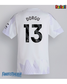 Manchester United Patrick Dorgu #13 Tricou Fotbal Replică 2025-26 Barbati Deplasare